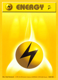 Pokémon Base Set 2 #128 — Lightning Energy (Common)