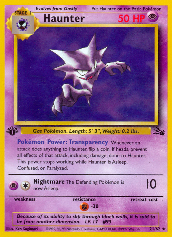 Haunter #21 Fossil