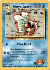 Pokémon Gym Heroes #55 — Misty's Seaking (Uncommon)