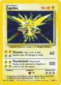 Pokémon — Zapdos #16 Base Set (English, Vintage WotC)