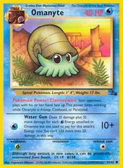 Pokémon Fossil #52 — Omanyte (Common)