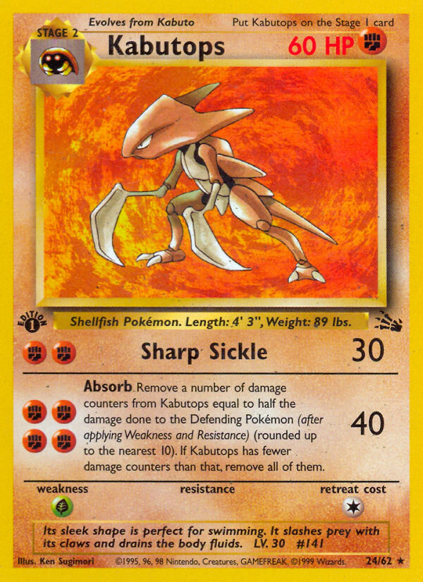 Kabutops Fossil 24