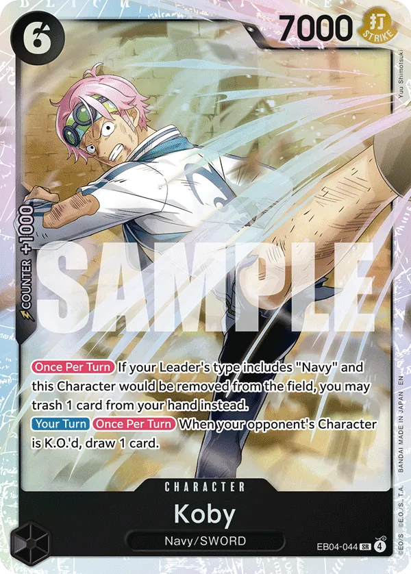 One Piece EB04-044 — Koby (SR Foil, English)