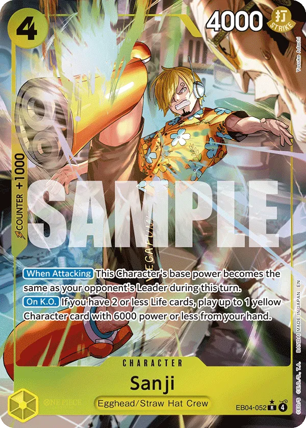 One Piece EB04-052 — Sanji (Alt Art R Foil, English)