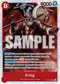 One Piece OP15-008 — Krieg (SR Foil, English)