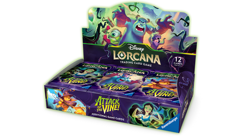 Disney Lorcana Attack of the Vine! booster box — 24 packs, English