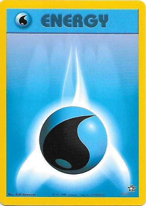 Pokémon Neo Genesis #111 — Water Energy (Common)