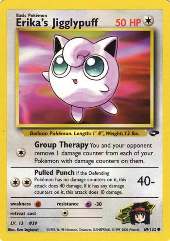 Pokémon Gym Challenge #69 — Erika's Jigglypuff (Common)