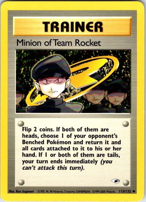 Pokémon Gym Heroes #113 — Minion of Team Rocket
