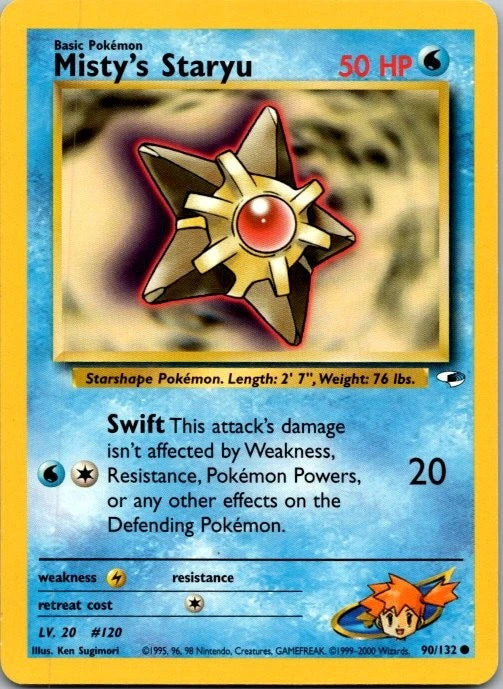 Pokémon Gym Challenge #92 — Misty's Staryu (Common)
