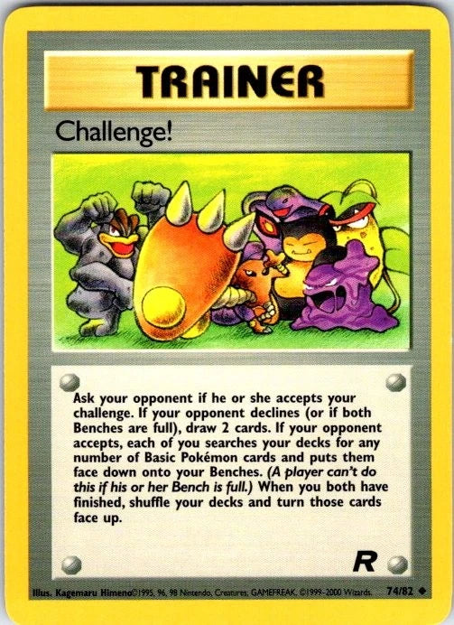 Pokémon Team Rocket #74 — Challenge! (Uncommon)