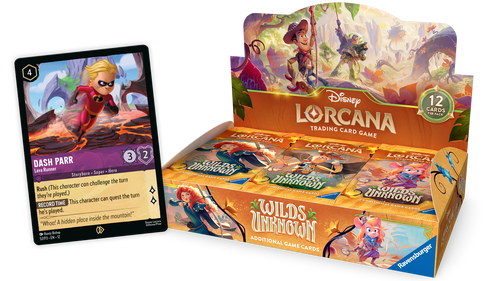 Disney Lorcana Wilds Unknown booster box — 24 packs, English
